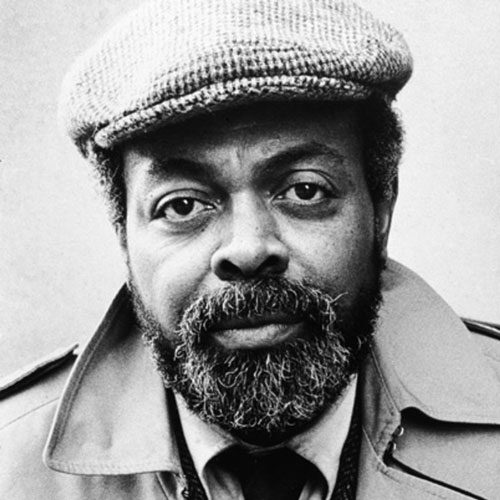 Amiri Baraka Black and White Portrait